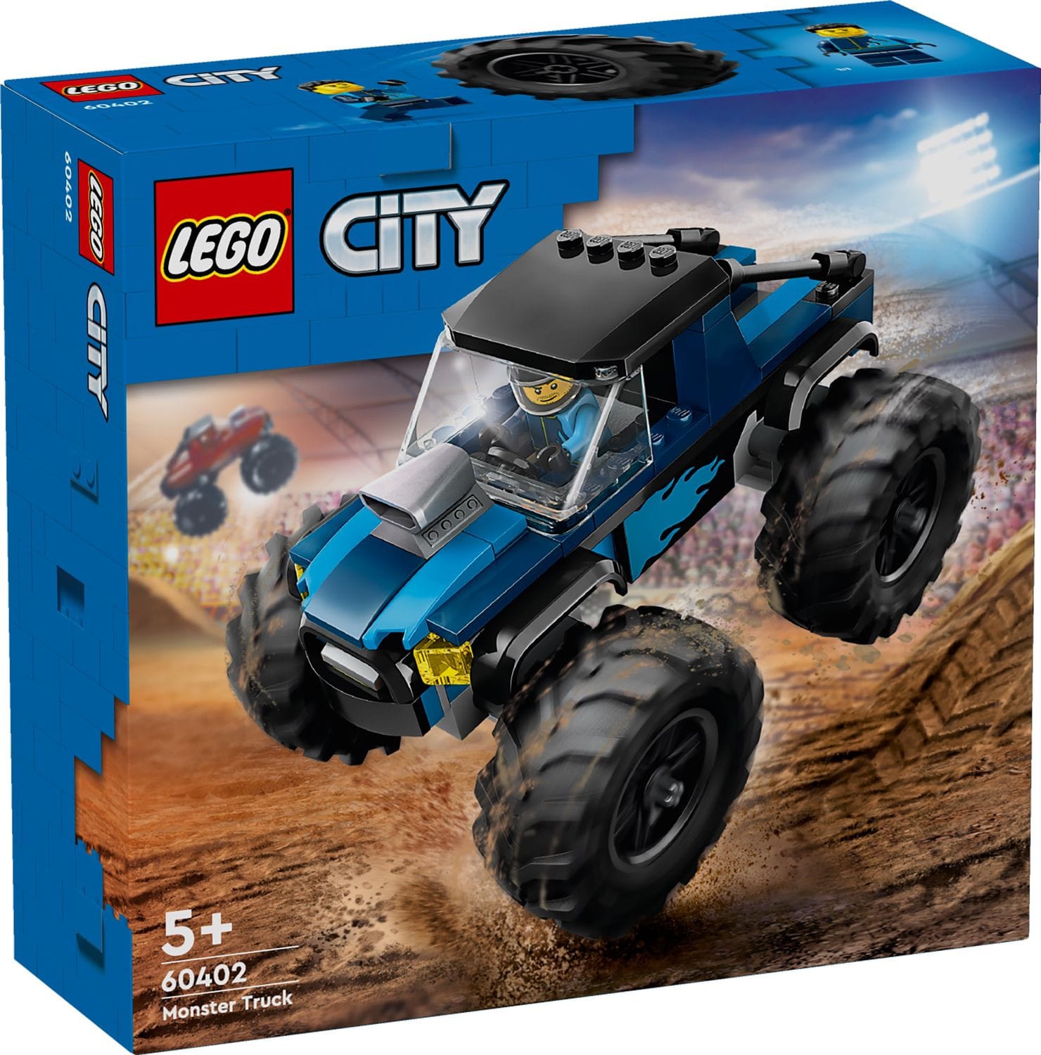 LEGO® City Blå monstertruck 60402 - LEGO - Leksaksaffären