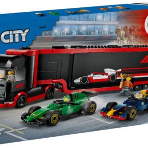 LEGO® City F1® lastbil med RB20 & AMR24 F1® bilar 60445 - LEGO - Leksaksaffären