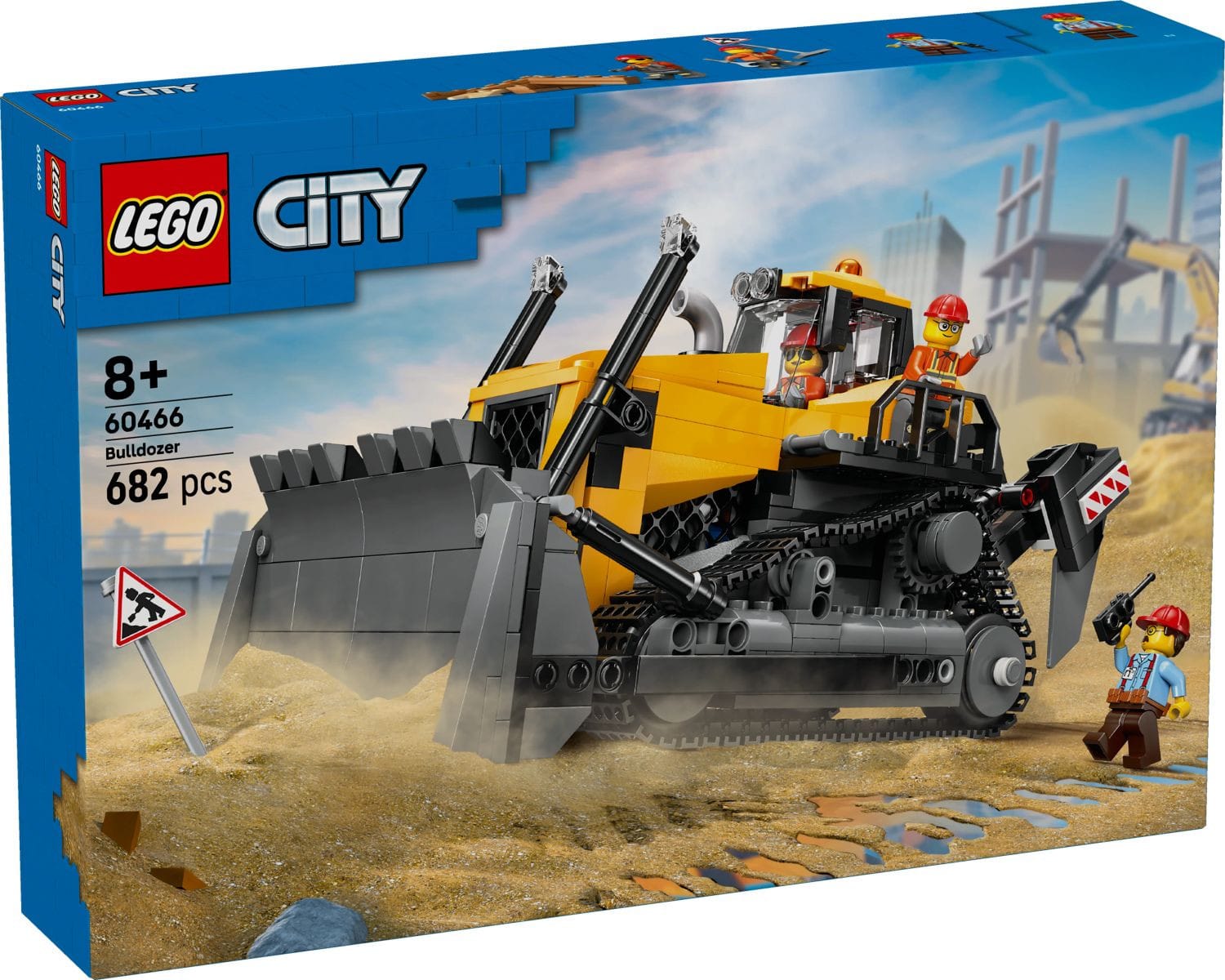 LEGO® City Gul bulldozer 60466 - LEGO - Leksaksaffären