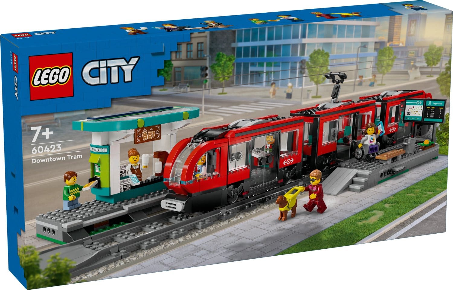 LEGO® City Spårvagn och station 60423 - LEGO - Leksaksaffären