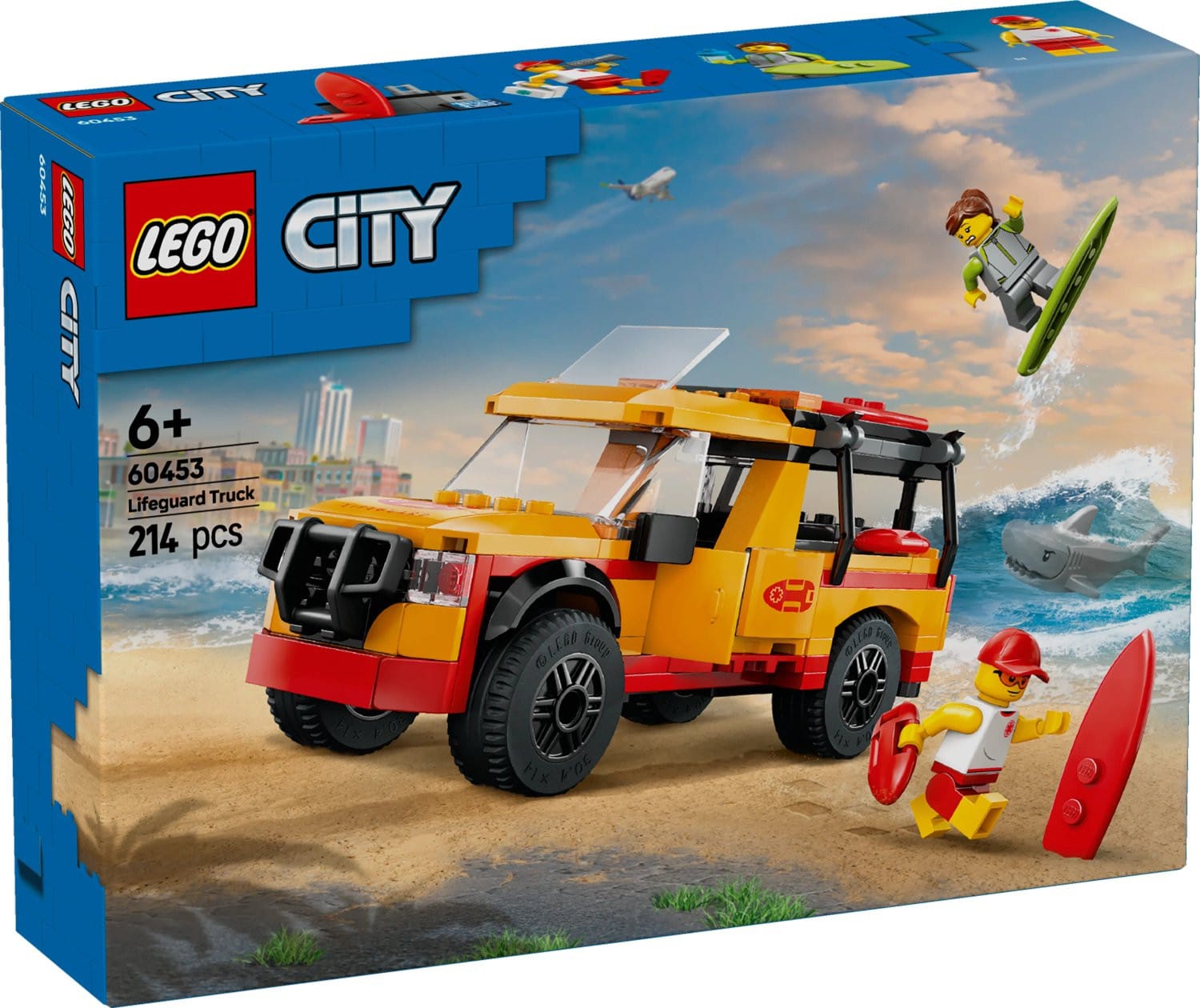 LEGO® City Strandräddning med livräddarbil 60453 - LEGO - Leksaksaffären