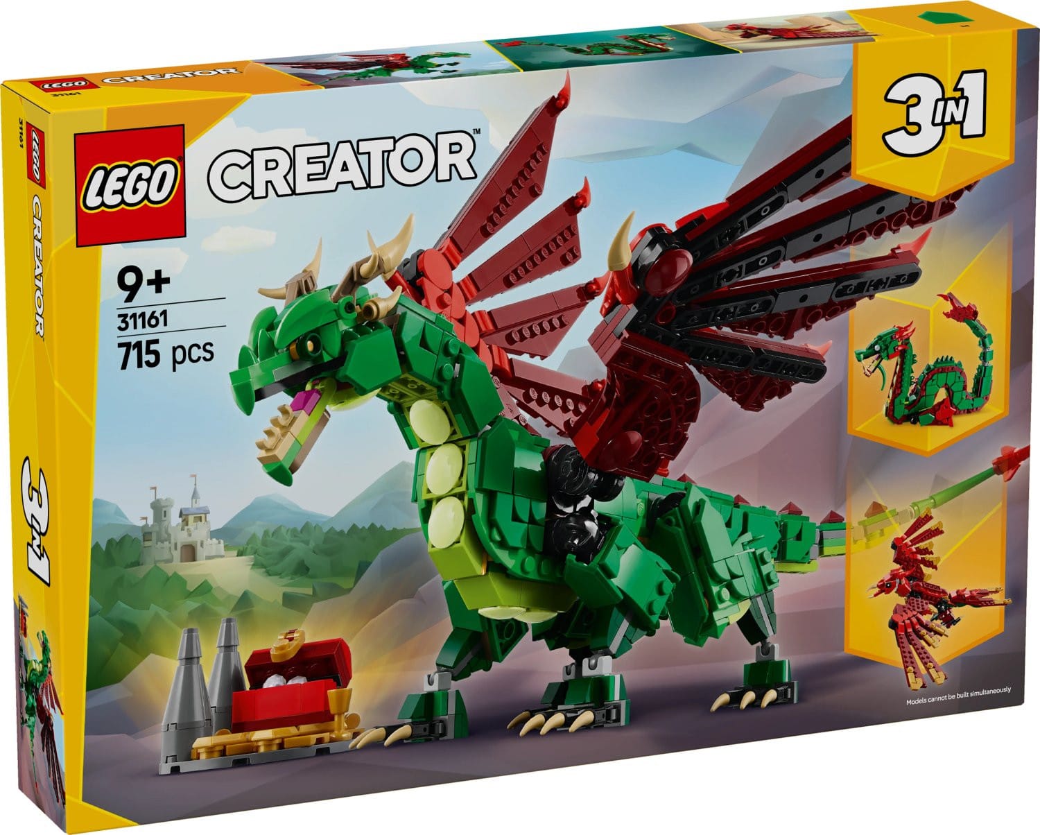 LEGO® Creator 3in1 Medeltida drake 31161 - LEGO - Leksaksaffären