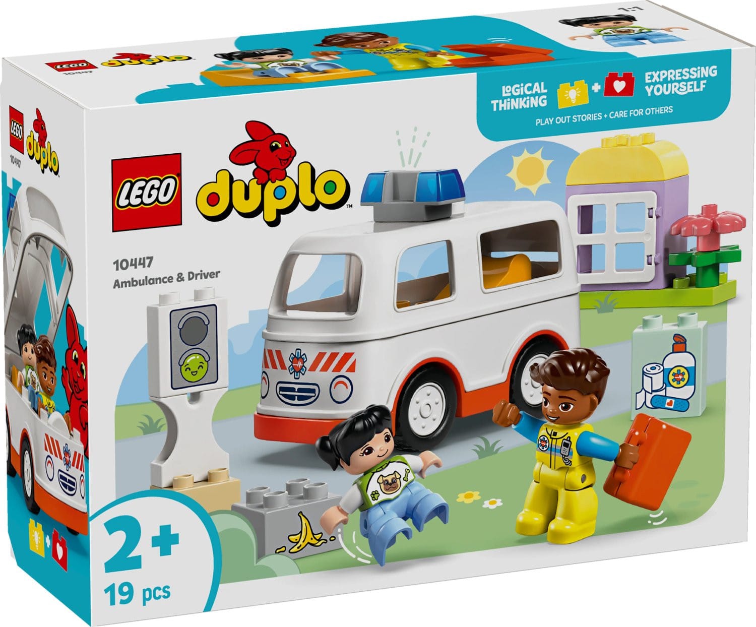 LEGO® DUPLO Ambulans och förare 10447 - LEGO - Leksaksaffären