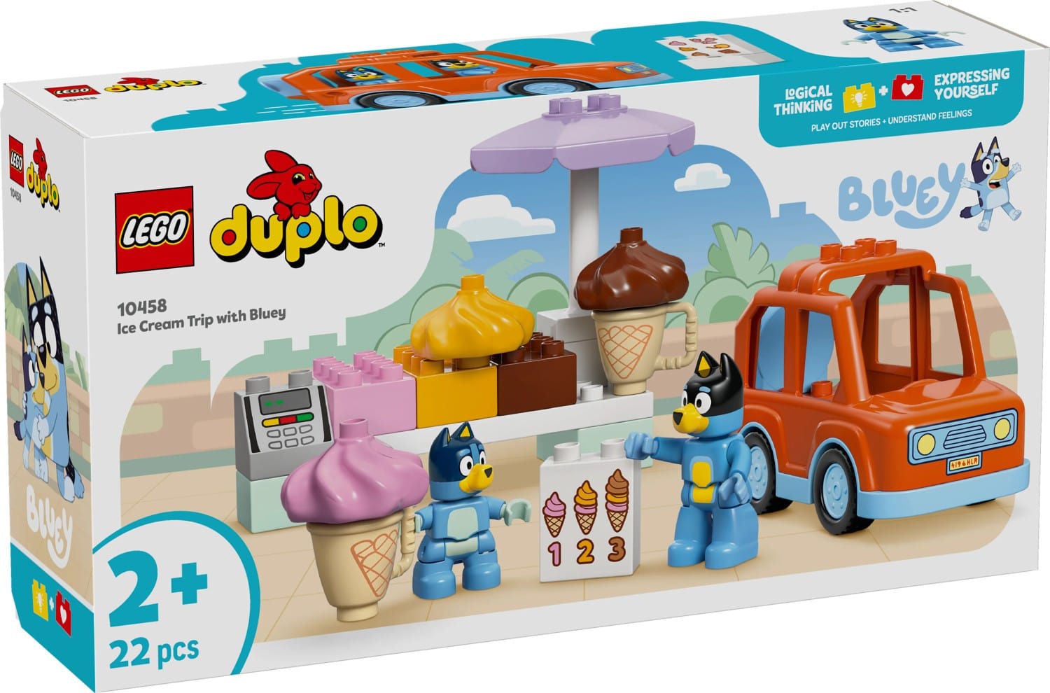 LEGO® DUPLO Glassutflykt med Bluey 10458 - LEGO - Leksaksaffären