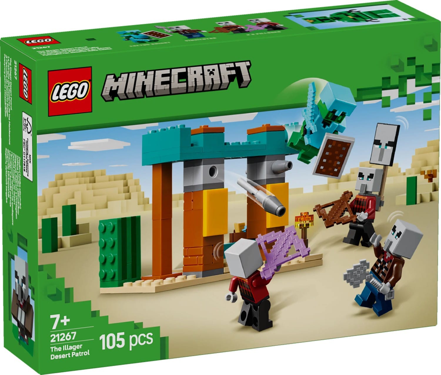 LEGO® Minecraft Fybornas ökenpatrull 21267 - LEGO - Leksaksaffären