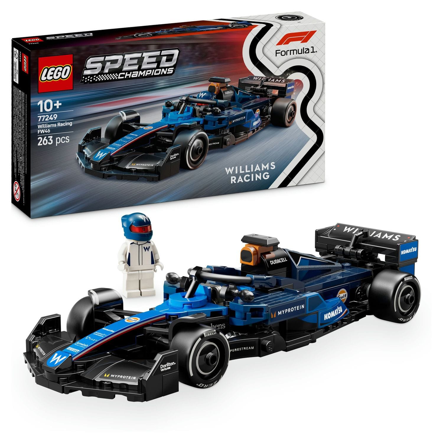 LEGO® Speed Champions Williams Racing FW46 F1® racerbil 77249 - LEGO - Leksaksaffären