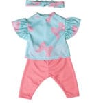 Lillan & Friends Blus, Byxor & Hårband (41-46 cm)