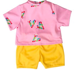 Lillan & Friends Shorts & T-Shirt (41-46 cm)