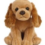 Living Nature Gosedjur - 16x7 cm - Cocker Spaniel Valp - Brun