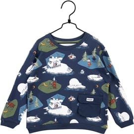 Mumin Isflak Collegetröja Blå 92 cl