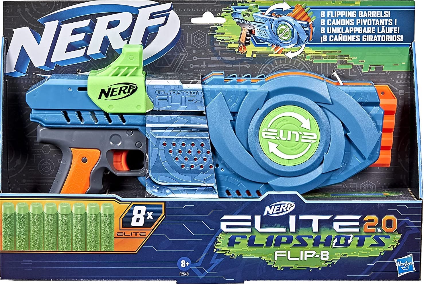 NERF Elite 20 Flip 8