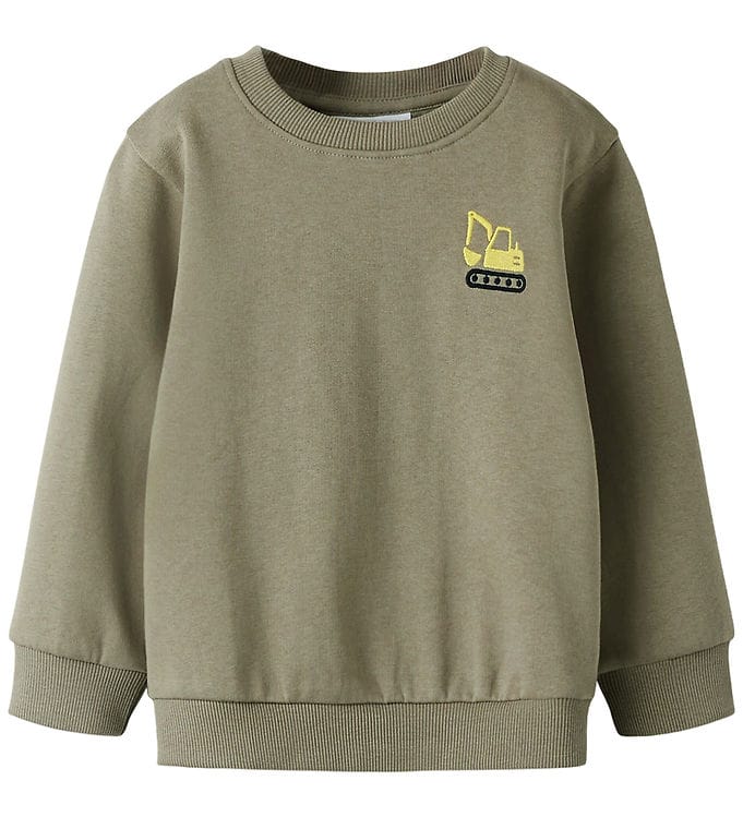 Name It Sweatshirt - NmmVallen - Shadow/Grävmaskin