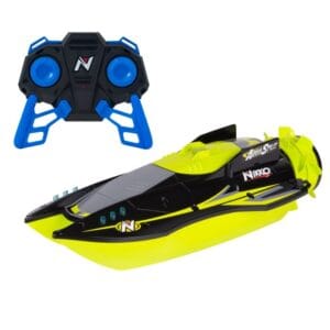 Nikko Fleet Aquasplit Radiostyrd Båt (Neon Grön)
