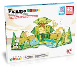 Picasso Tiles 46 Delar Safari inkl. 8 Figurer