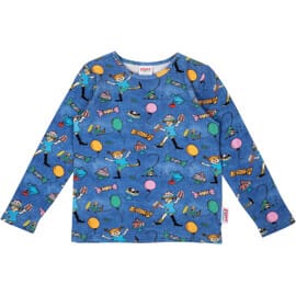 Pippi Långstrump Fest Pippi Tröja Denim 98 cl