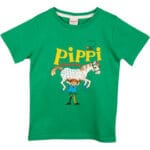 Pippi Långstrump Pippi T-Shirt Grön 122-128 cl