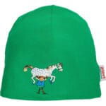 Pippi Långstrump Starka Pippi Mössa Grön 48/50 cm