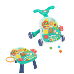 Playgro 2 in 1 Lära-gå-vagn och Aktivitetsbord