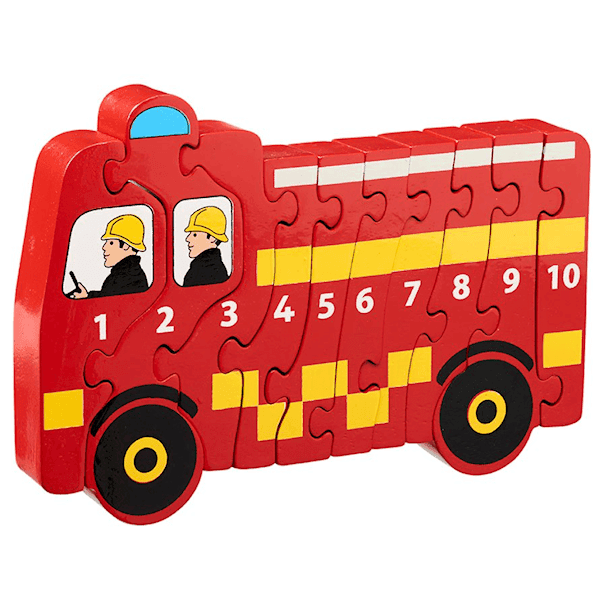 Pussel Brandbil 1-10