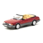 Saab 900 Turbo Convertible - Röd - GLOBAL64 - Tarmac Works