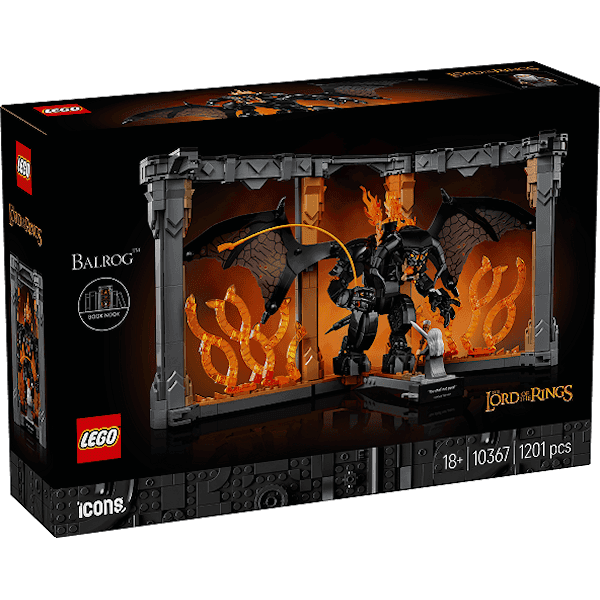 Sagan om ringen: bokstöd med Balrog™ LEGO® Icons (10367)