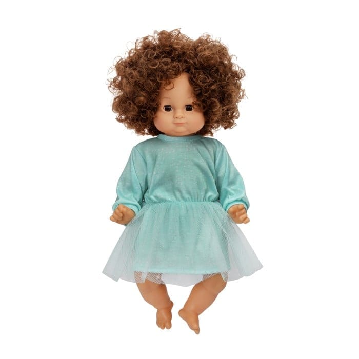 Skrållan Lillan Docka 36 cm (Brunett)