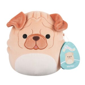 Squishmallows 19cm P22 Morton Sharpei Dog - Squishmallows - Leksaksaffären