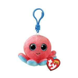 TY Beanie Boo's: Sheldon the Coral Octopus - Keychain Plush 8,5cm