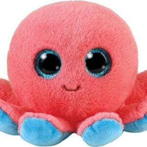 TY Plush - Beanie Boos - Sheldon the Coral Octopus (Regular) (TY36390)