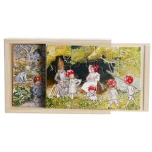 Tomtebobarnen 4x träpussel