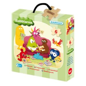 Träpussel Babblarna 6 bitar, Kärnan