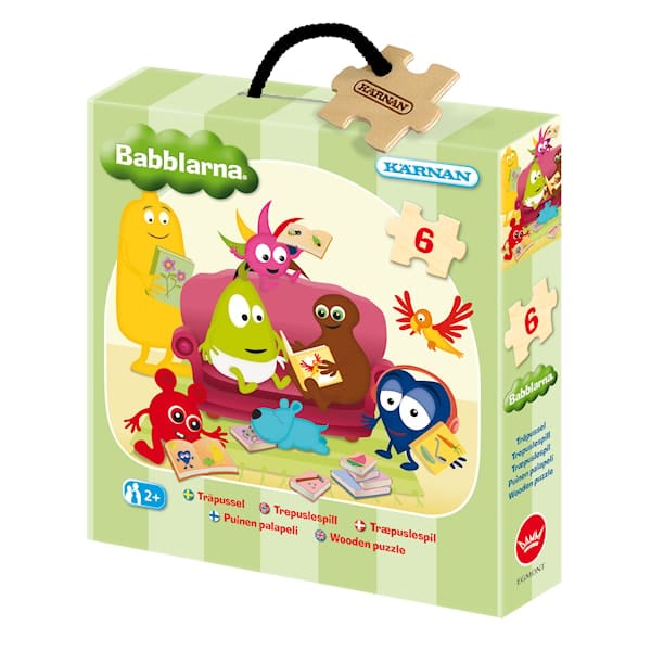 Träpussel Babblarna 6 bitar, Kärnan