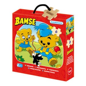 Träpussel Bamse 6 bitar, Kärnan