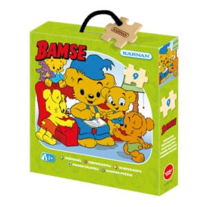 Träpussel Bamse läser 9 bitar, Kärnan