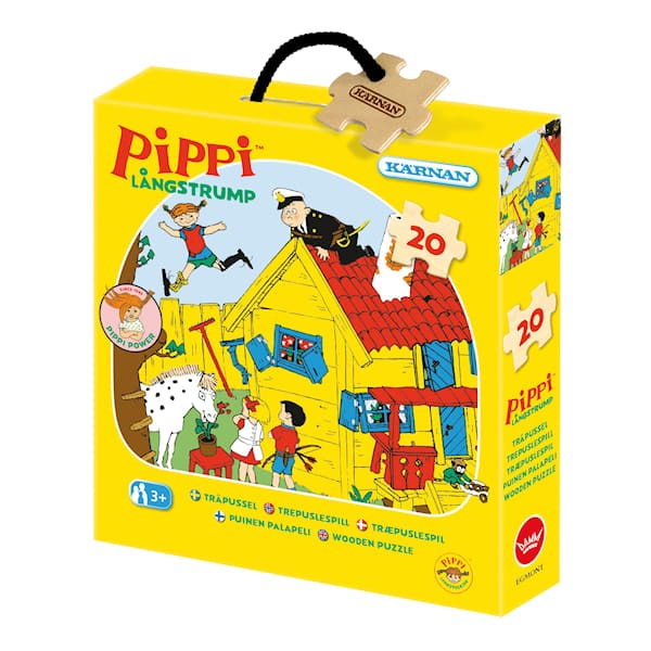 Träpussel Pippi Långstrump 20 bitar, Kärnan