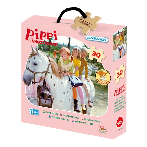 Träpussel Pippi Långstrump 30 bitar, Kärnan