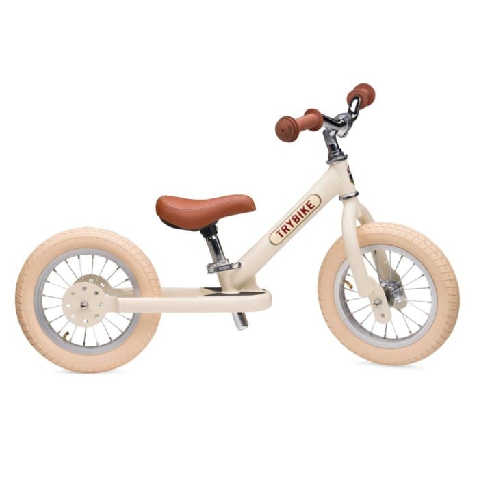 Trybike Balanscykel 2 hjul (Creme)