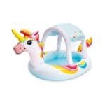 Unicorn Enhörning Barnpool Spraypool Intex