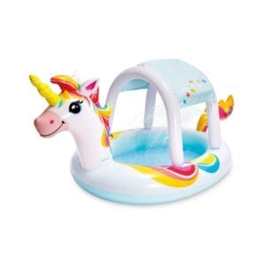 Unicorn Enhörning Barnpool Spraypool Intex