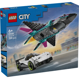 60489 LEGO City Jetplan mot Bil