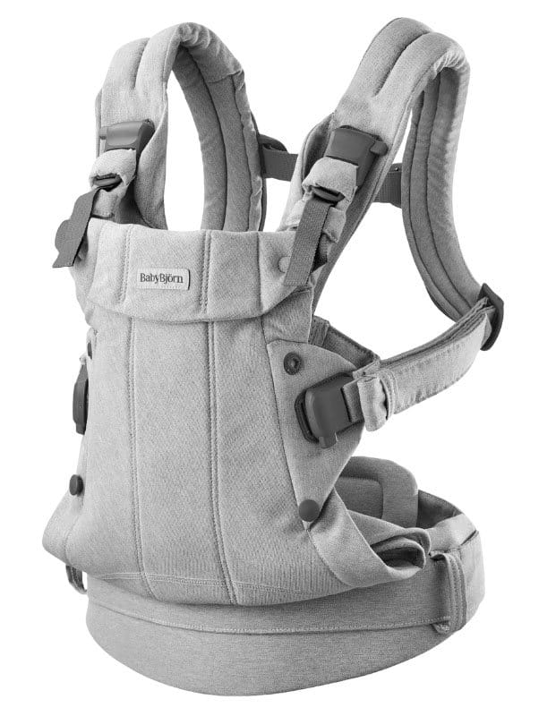 Babybjörn bärsele Harmony, vävd light grey melange