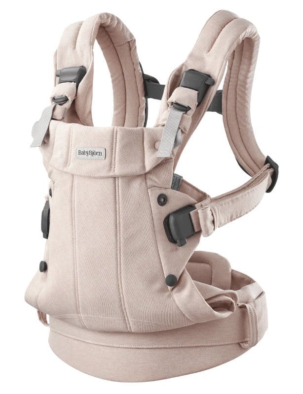 Babybjörn bärsele Harmony, vävd light pink melange