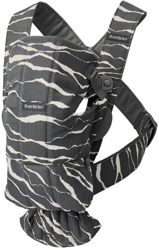 Babybjörn bärsele Mini, cotton anthracite/landscape
