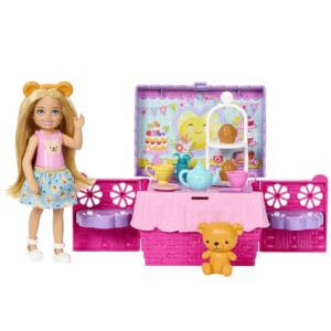 Barbie Docka - 15 cm - Familj & Friends - Chelsea Te Party Pickn