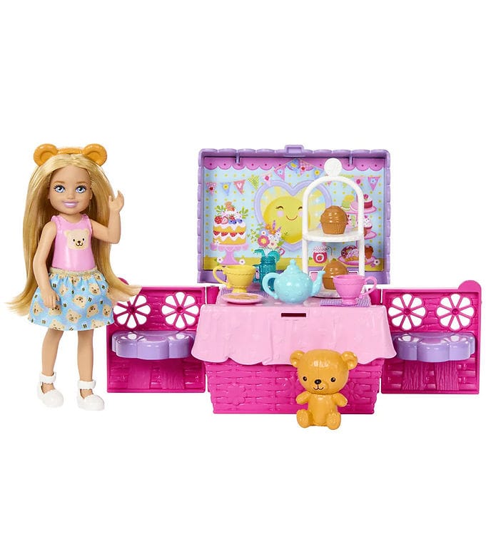 Barbie Docka - 15 cm - Familj & Friends - Chelsea Te Party Pickn