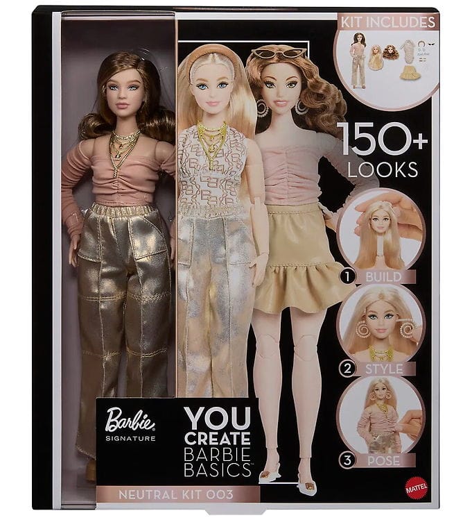 Barbie Docka - 29 cm - Signature - Du skapar - Neutral Byggsats