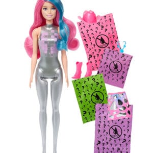 Barbie Docka - 30 cm - Color Reveal Disco Star - Blandat