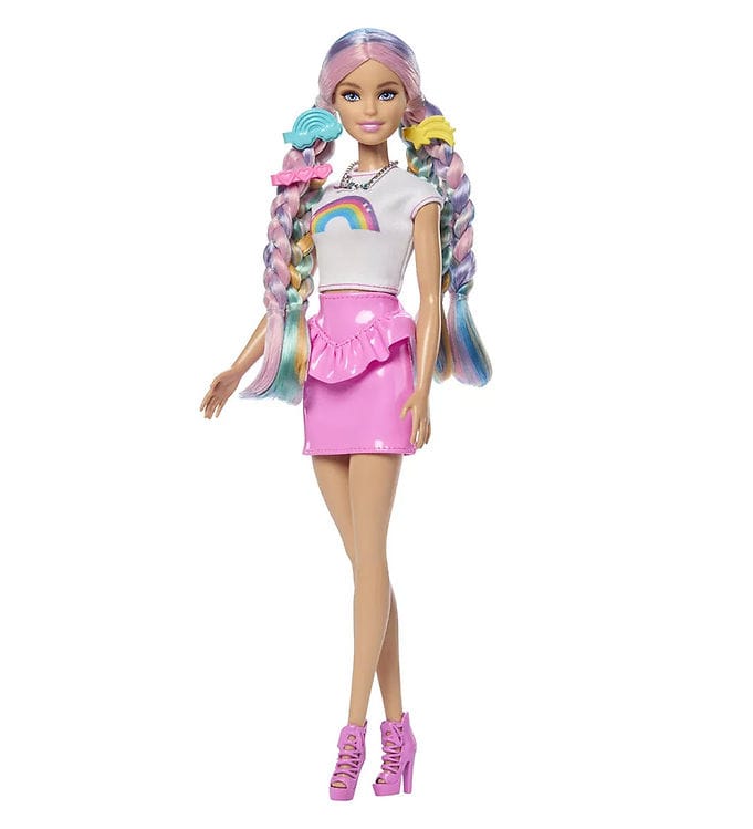 Barbie Docka - 30 cm - Rainbow Sparkle Hår