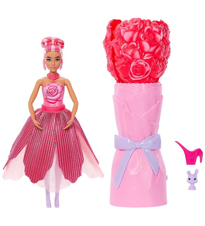 Barbie Docka - 32 cm - Petal Pop - Lös in Rose