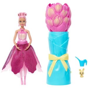 Barbie Docka - 32 cm Petal Pop - Rosa Tulpan